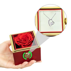 Forever Love with Rotating Rose Gift Box